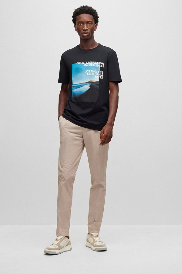 TROUSERS BOSS - 260 BEIGE